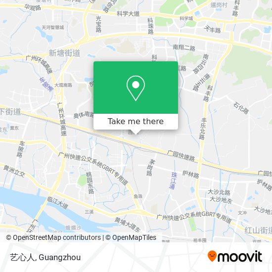艺心人 map