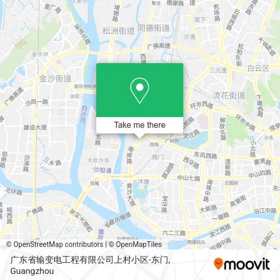 广东省输变电工程有限公司上村小区-东门 map
