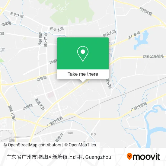 广东省广州市增城区新塘镇上邵村 map
