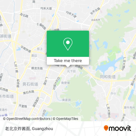 老北京炸酱面 map