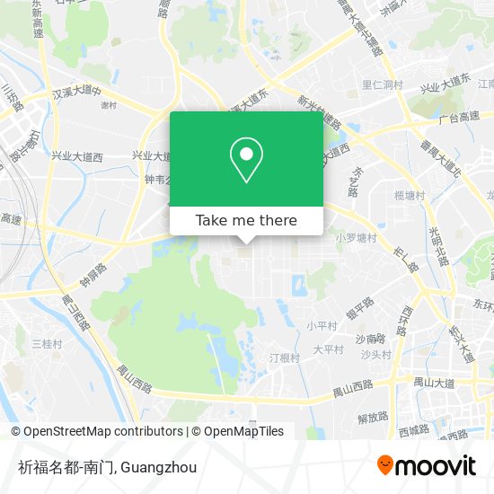 祈福名都-南门 map