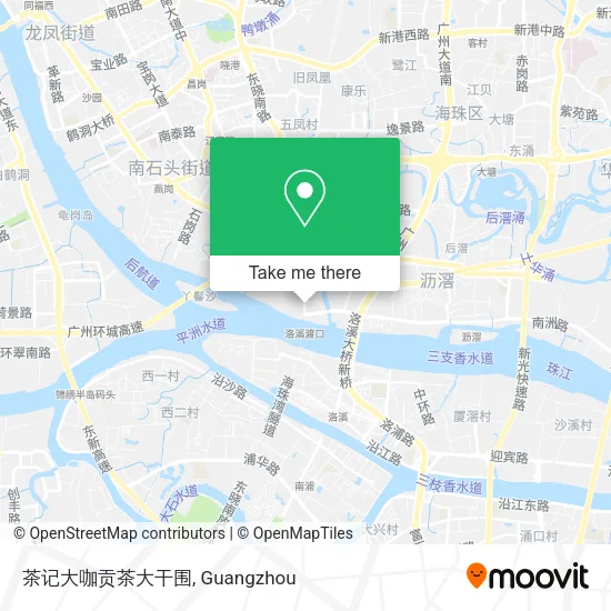 茶记大咖贡茶大干围 map