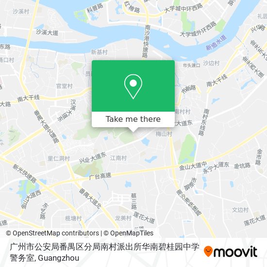 广州市公安局番禺区分局南村派出所华南碧桂园中学警务室 map