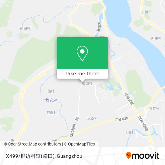 X499/榴边村道(路口) map