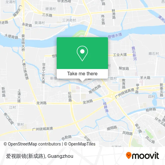爱视眼镜(新成路) map
