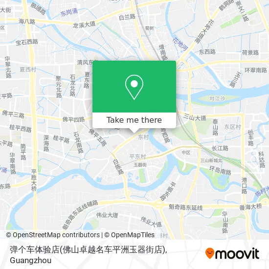 弹个车体验店(佛山卓越名车平洲玉器街店) map