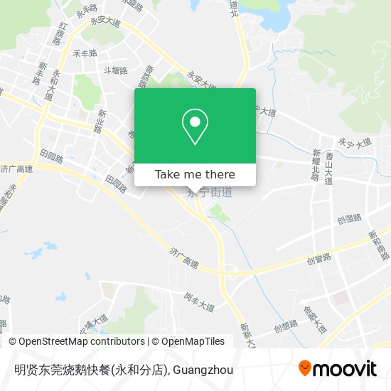 明贤东莞烧鹅快餐(永和分店) map