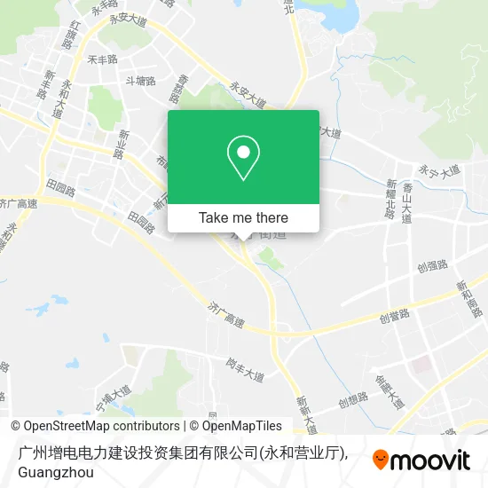 广州增电电力建设投资集团有限公司(永和营业厅) map