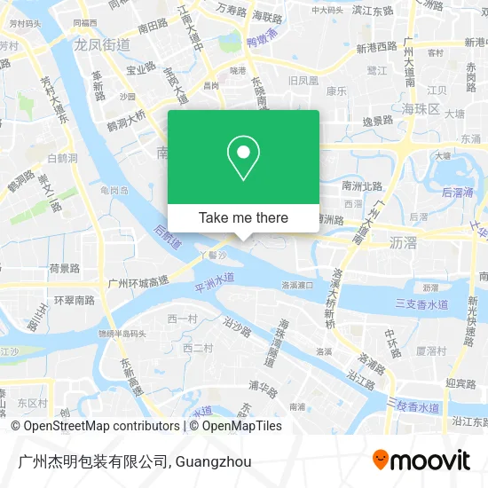 广州杰明包装有限公司 map