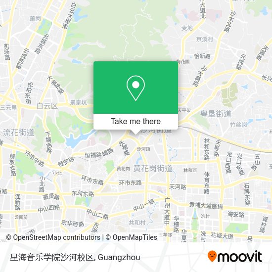 星海音乐学院沙河校区 map