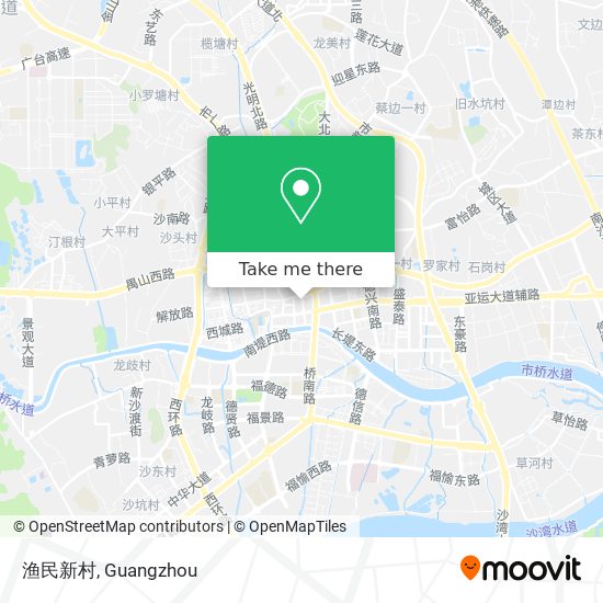 渔民新村 map