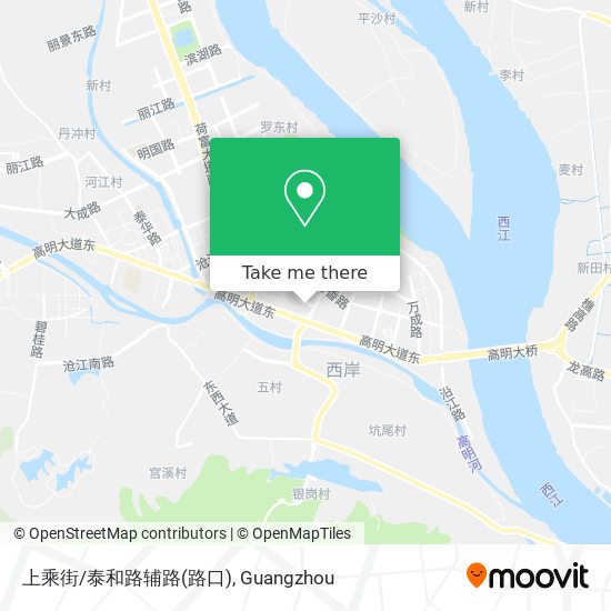 上乘街/泰和路辅路(路口) map