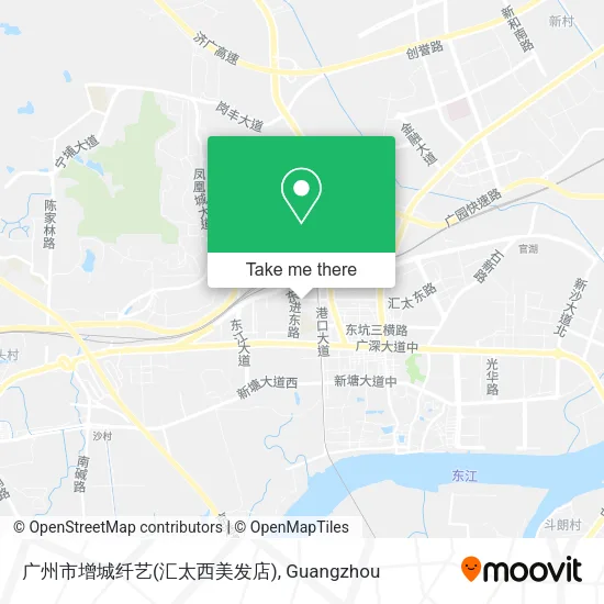 广州市增城纤艺(汇太西美发店) map