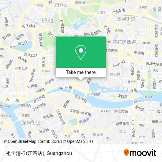 祖卡港柠(江湾店) map