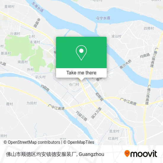 佛山市顺德区均安镇德安服装厂 map