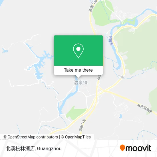 北溪松林酒店 map