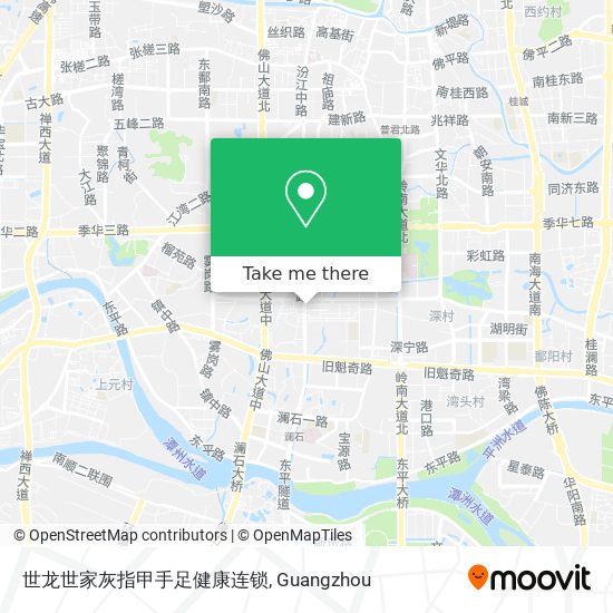 世龙世家灰指甲手足健康连锁 map