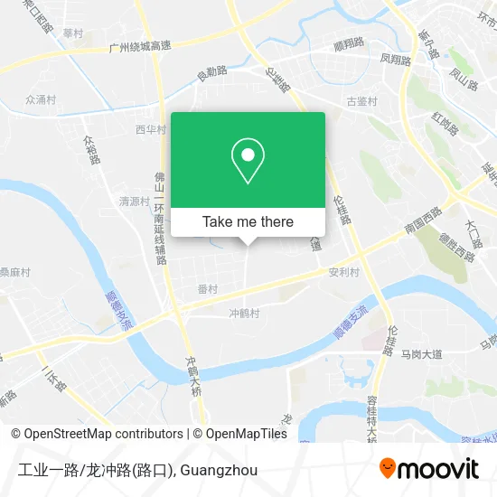 工业一路/龙冲路(路口) map
