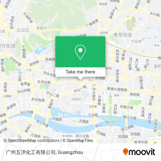 广州五洋化工有限公司 map