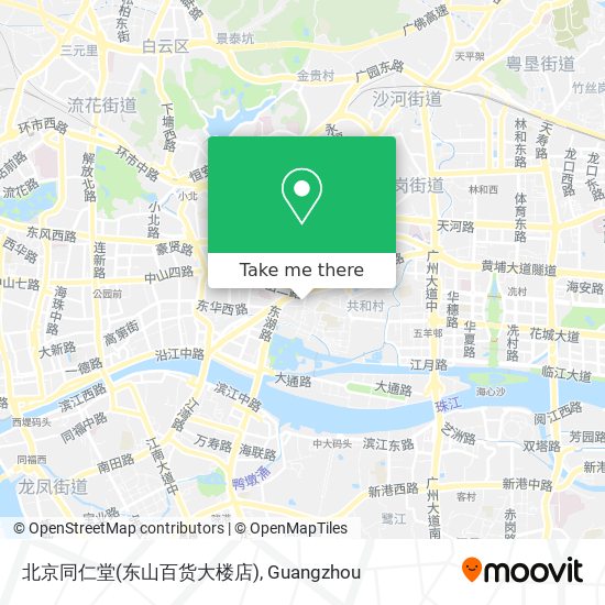 北京同仁堂(东山百货大楼店) map