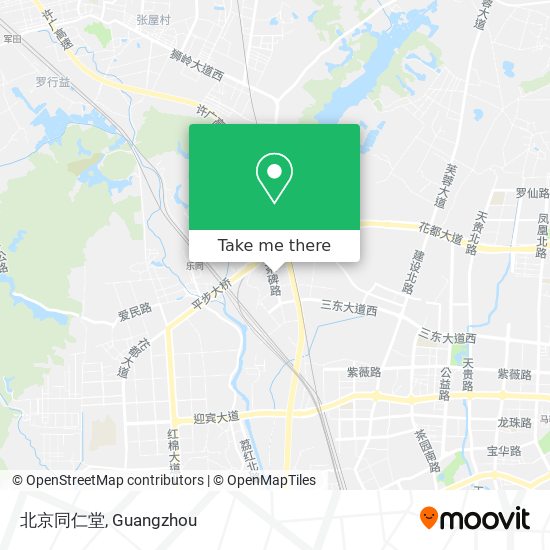 北京同仁堂 map