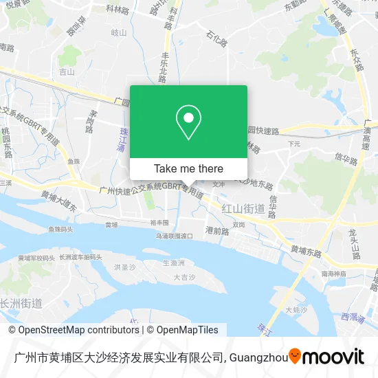 广州市黄埔区大沙经济发展实业有限公司 map