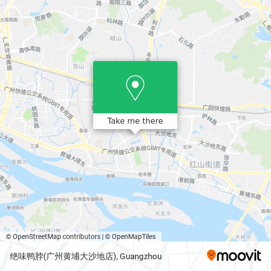 绝味鸭脖(广州黄埔大沙地店) map