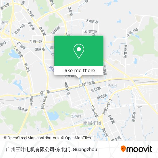 广州三叶电机有限公司-东北门 map