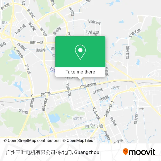 广州三叶电机有限公司-东北门 map