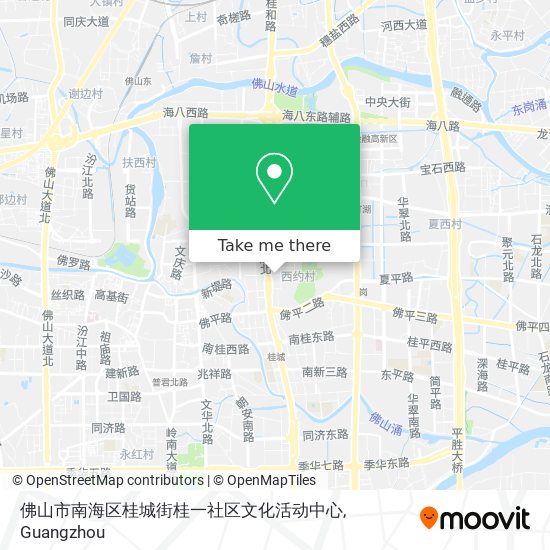 佛山市南海区桂城街桂一社区文化活动中心 map