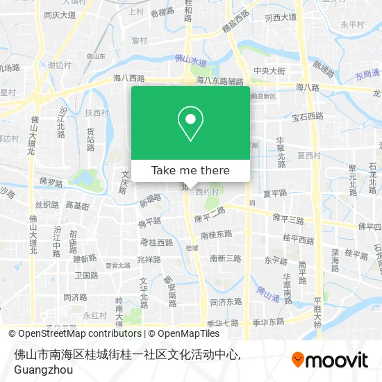 佛山市南海区桂城街桂一社区文化活动中心 map