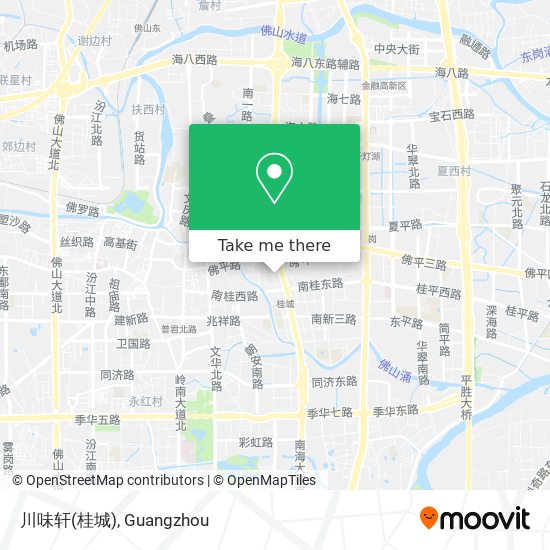 川味轩(桂城) map