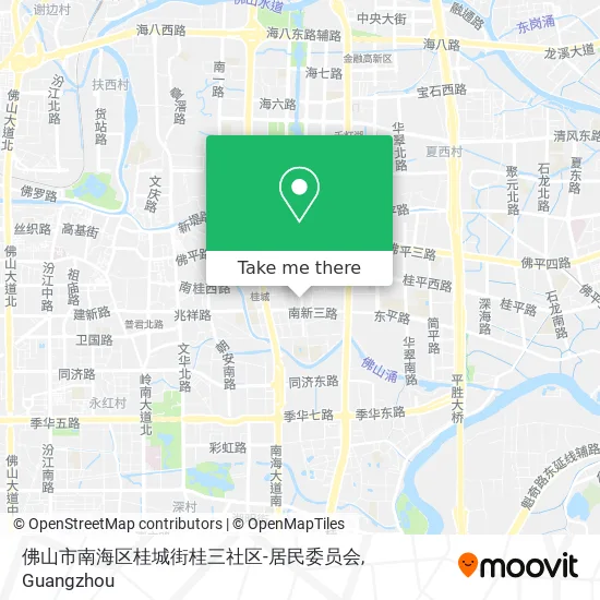 佛山市南海区桂城街桂三社区-居民委员会 map