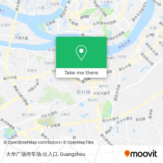 大华广场停车场-出入口 map
