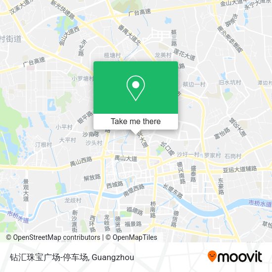 钻汇珠宝广场-停车场 map