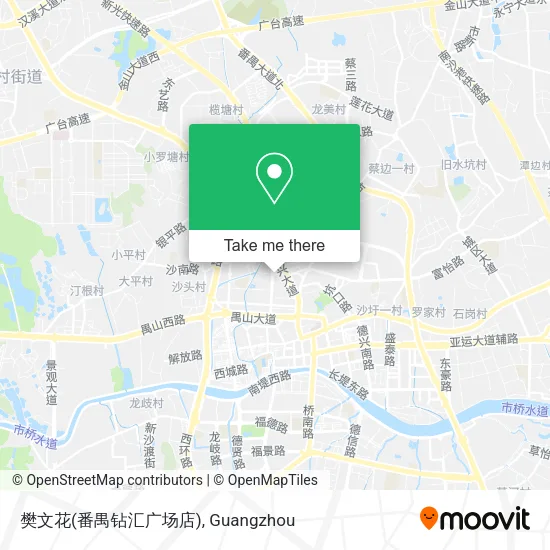 樊文花(番禺钻汇广场店) map