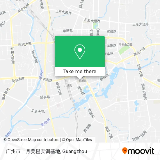 广州市十月美橙实训基地 map