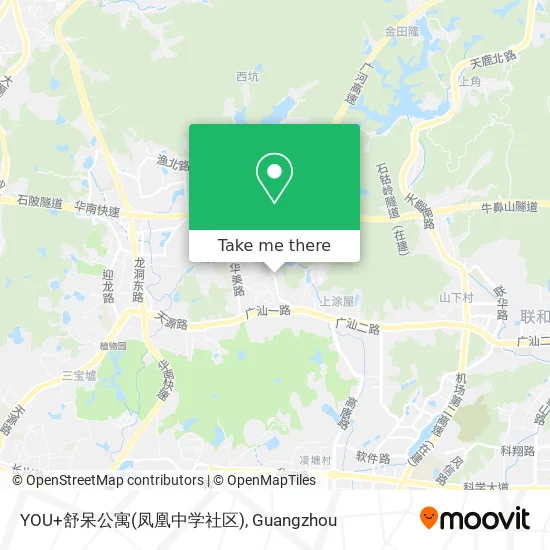 YOU+舒呆公寓(凤凰中学社区) map