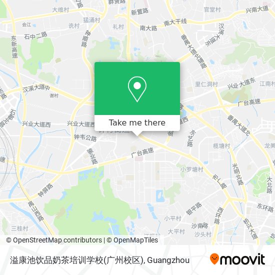 溢康池饮品奶茶培训学校(广州校区) map