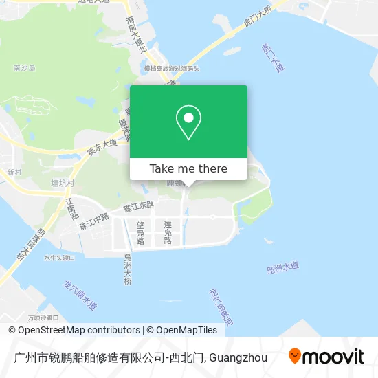 广州市锐鹏船舶修造有限公司-西北门 map