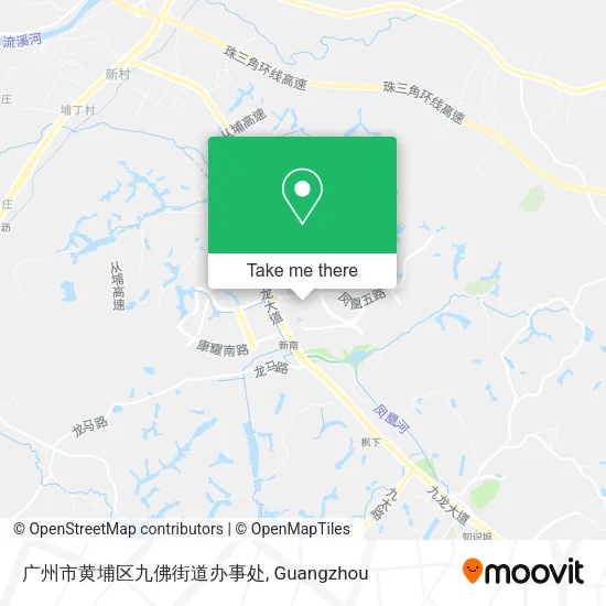 广州市黄埔区九佛街道办事处 map