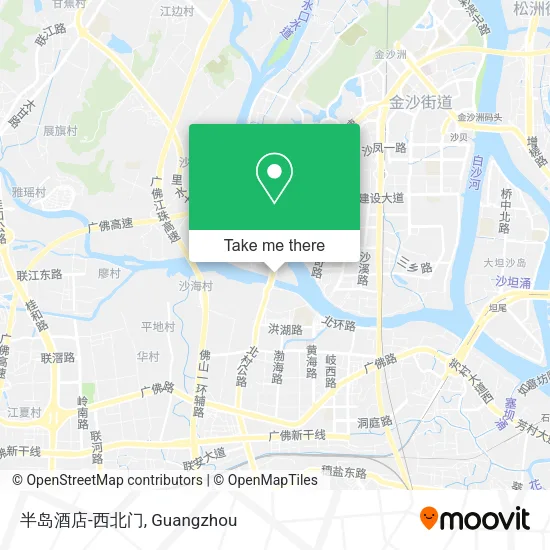 半岛酒店-西北门 map