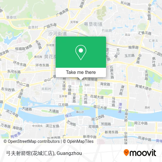 弓夫射箭馆(花城汇店) map