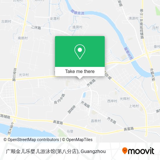 广顺金儿乐婴儿游泳馆(第八分店) map