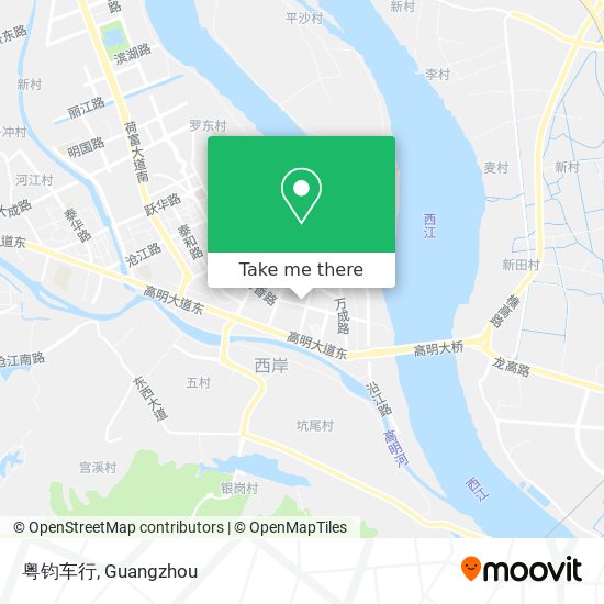 粤钧车行 map