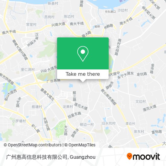 广州惠高信息科技有限公司 map