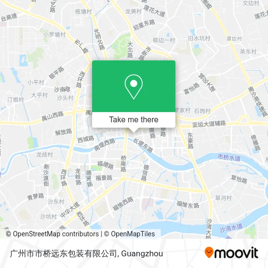 广州市市桥远东包装有限公司 map
