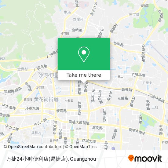 万捷24小时便利店(易捷店) map