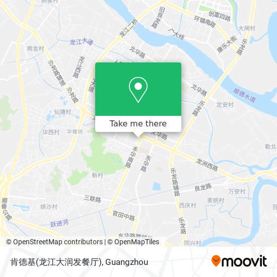 肯德基(龙江大润发餐厅) map