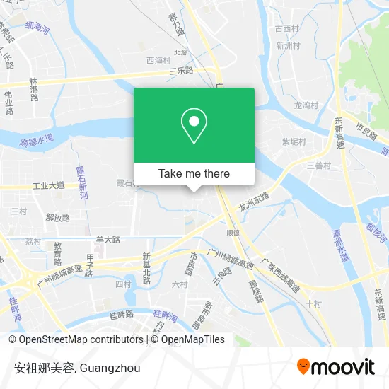 安祖娜美容 map